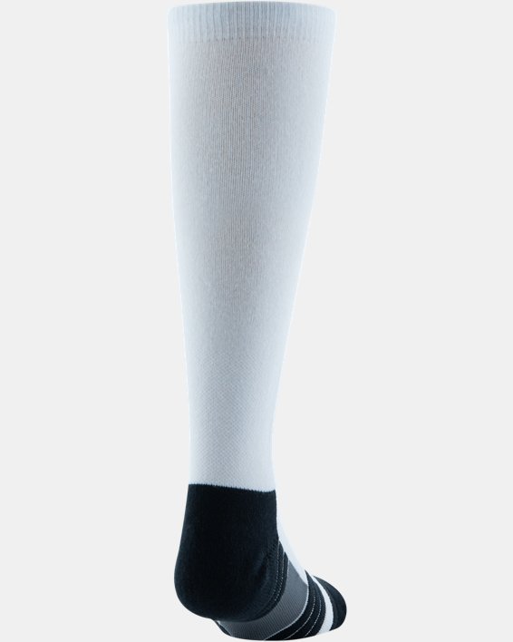 Kids' UA Team Over-The-Calf Socks, White, pdpMainDesktop image number 3